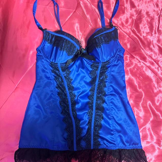 La Senza Women's Corset - Blue - 10 on Productcaster.