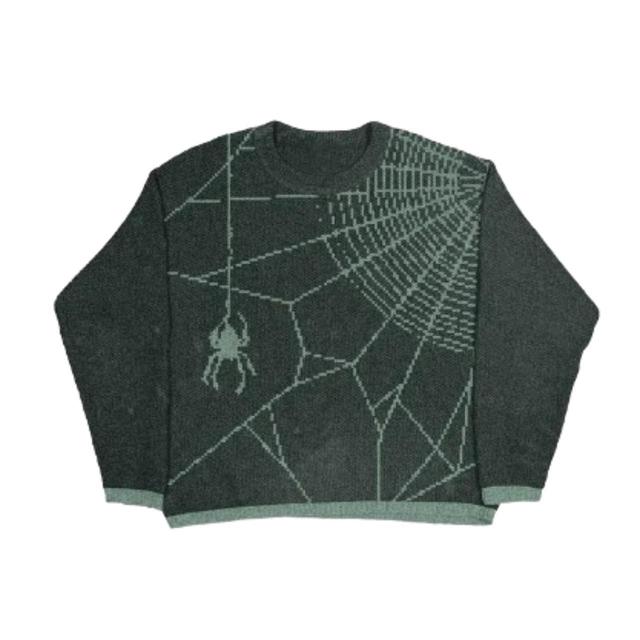 Men's Jumper - Green - S on Productcaster.