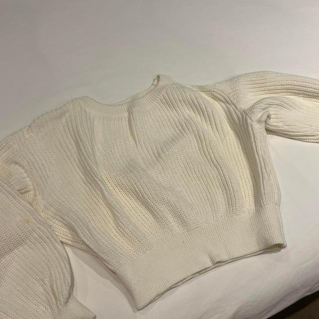 ASOS Women's Jumper - Cream/White - M on Productcaster.