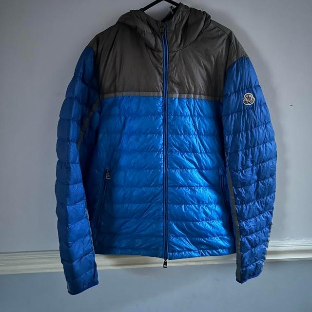 Moncler Men's Casual Coat - Blue - M on Productcaster.