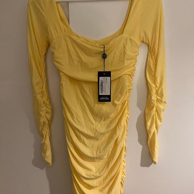 Club L Women's Bodycon Dress - Yellow - 10 on Productcaster.