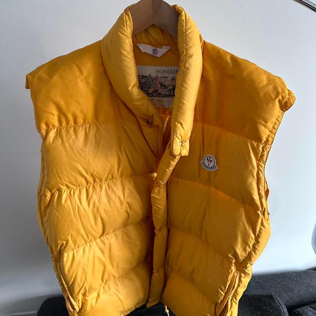 Moncler Men's Gilet - Yellow - XXL on Productcaster.