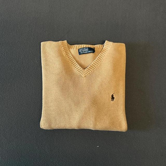 Ralph Lauren Men's Jumper - Tan - M on Productcaster.