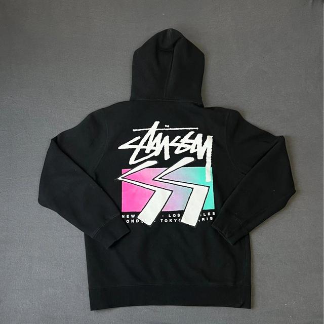 Stüssy Men's Hoodie - Black - S on Productcaster.