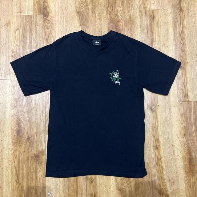 Stüssy Men's T-shirt - Black - S on Productcaster.