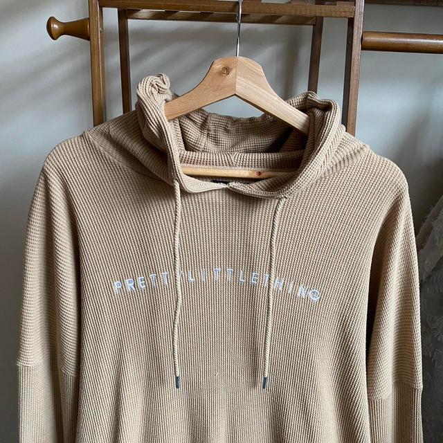 PrettyLittleThing Women's Hoodie - Tan/Cream - 10 on Productcaster.