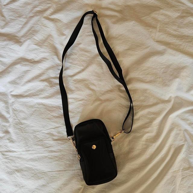 Women's Nylon Bag - Black/Gold on Productcaster.