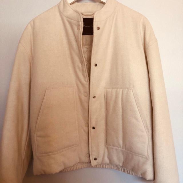 Massimo Dutti Women's Jacket - Cream - UK 12 on Productcaster.