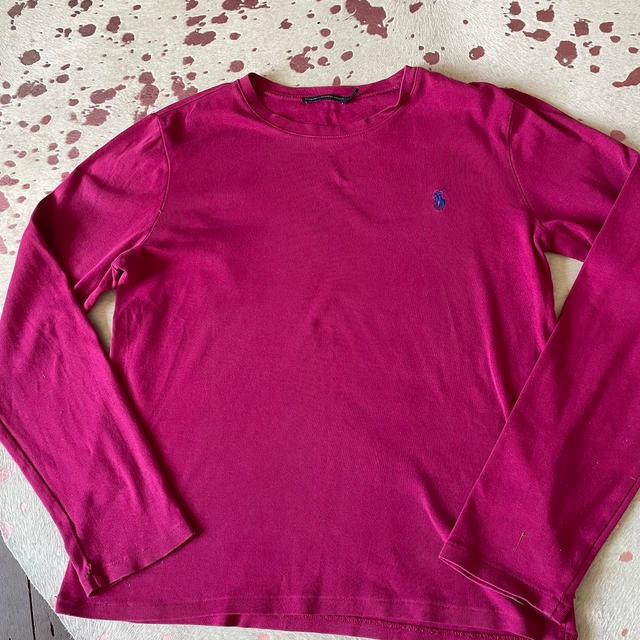 Ralph Lauren Women's T-shirt - Pink - 14 on Productcaster.