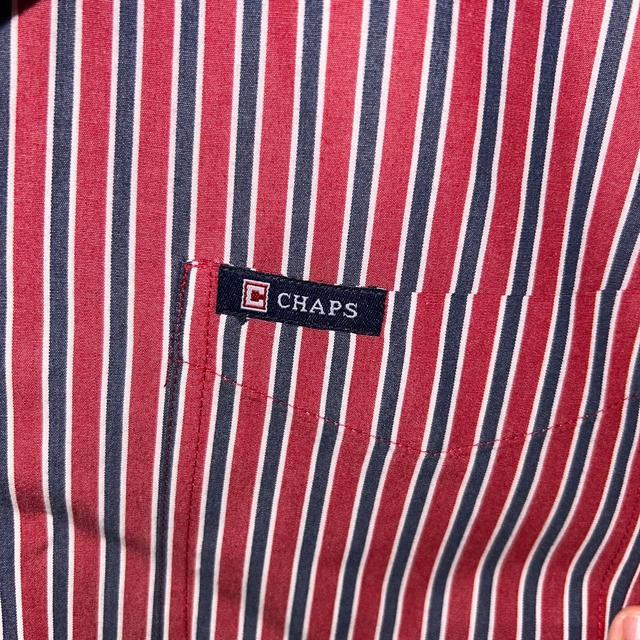 Chaps Men's Shirt - Red/Navy - XL on Productcaster.