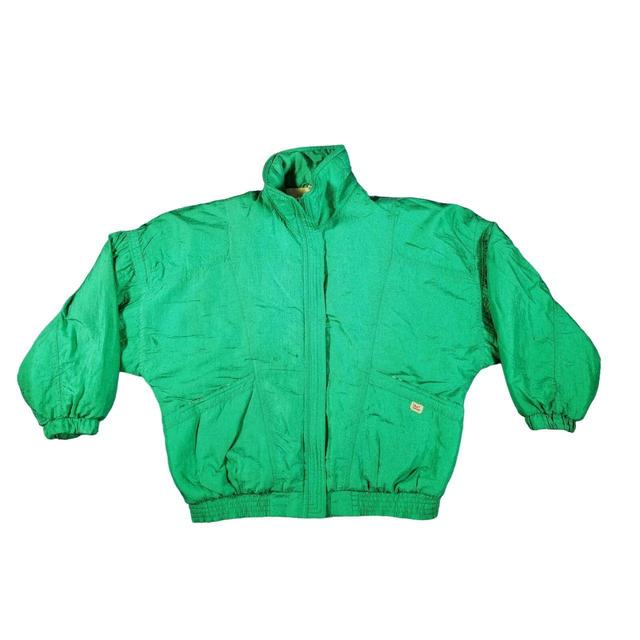 Preloved Men's Jacket - Green - XL on Productcaster.