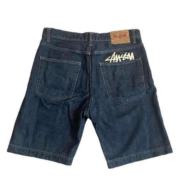 Stüssy Men's Shorts - Navy/White - 30" on Productcaster.