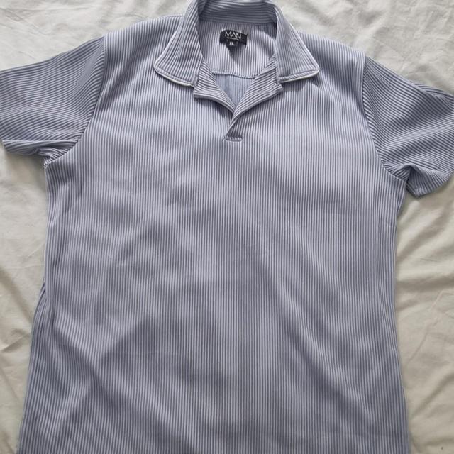 BoohooMAN Men's Polo shirt - Blue - XL on Productcaster.