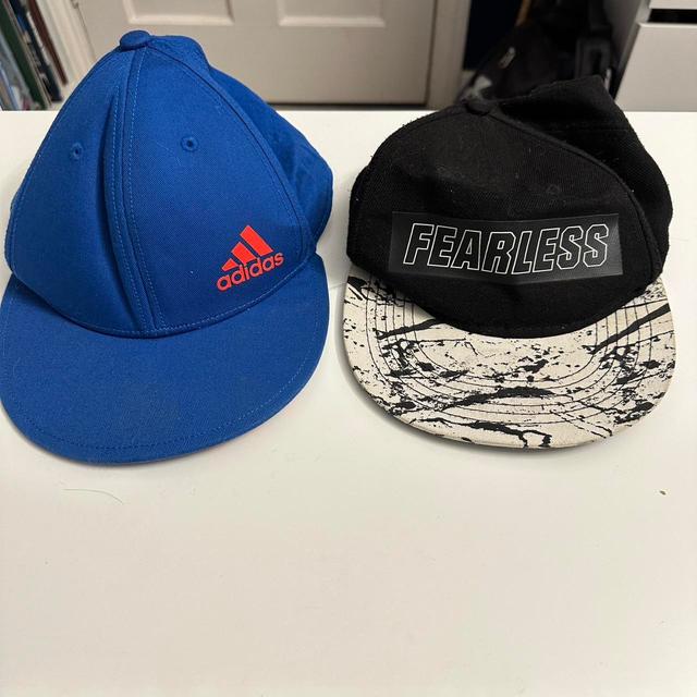 Adidas Kids' Caps - Blue/Black on Productcaster.