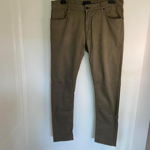 Zara Men's Slim Chino Trousers - Khaki - 36" on Productcaster.