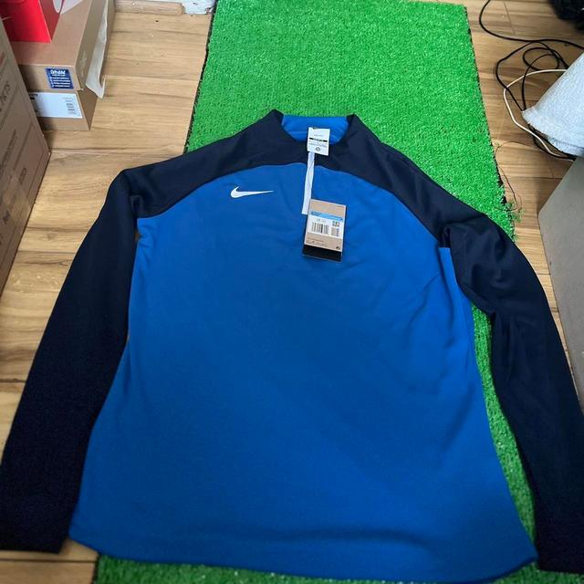 Nike Women's Sweatshirt - Blue/Navy - M on Productcaster.