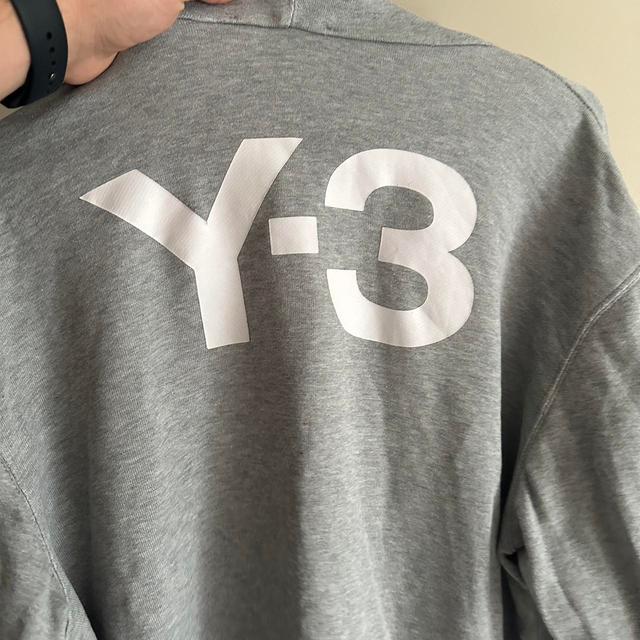 Y-3 Men's Hoodie - Grey - L on Productcaster.