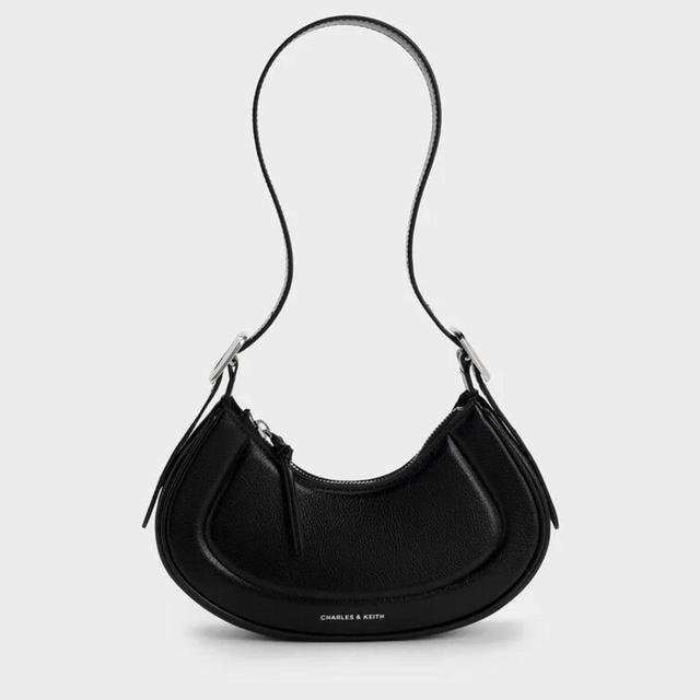 Charles & Keith Women's Shoulder bags - Black on Productcaster.