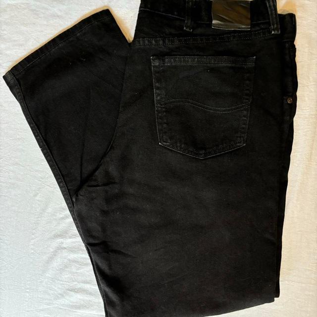 Lee Men's Straight leg Jeans - Black - 40" on Productcaster.