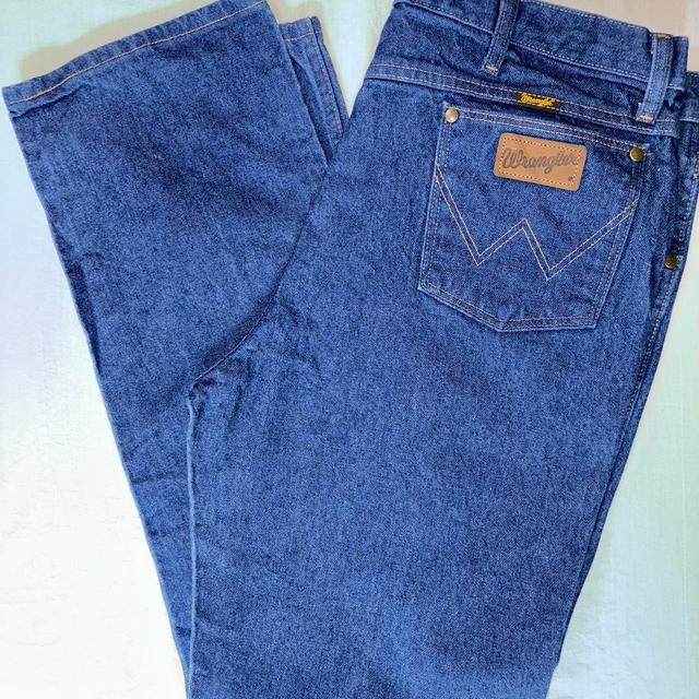 Wrangler Men's Slim Jeans - Blue - 36" on Productcaster.