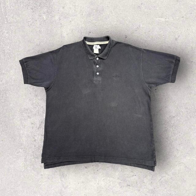 Calvin Klein Jeans Men's Polo shirt - Black - XL on Productcaster.