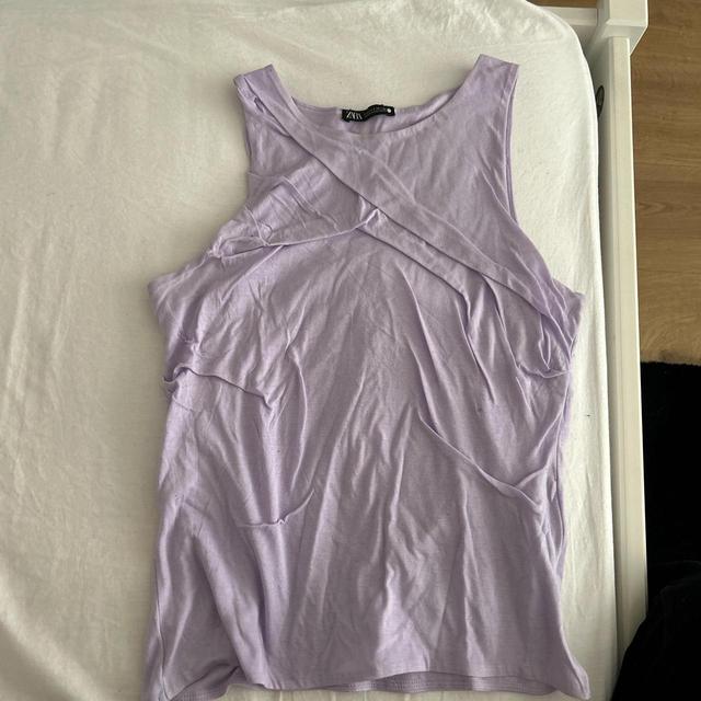 Zara Women's Vest - Purple - S on Productcaster.