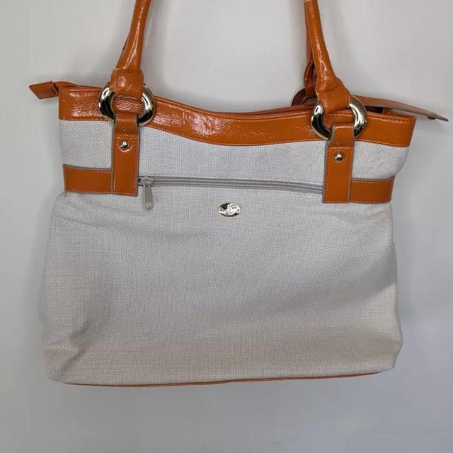 Jane Shilton Women's Tote bags - White/Orange on Productcaster.