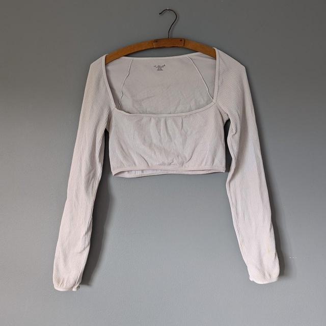 Out From Under Women's Crop top - White - L on Productcaster.