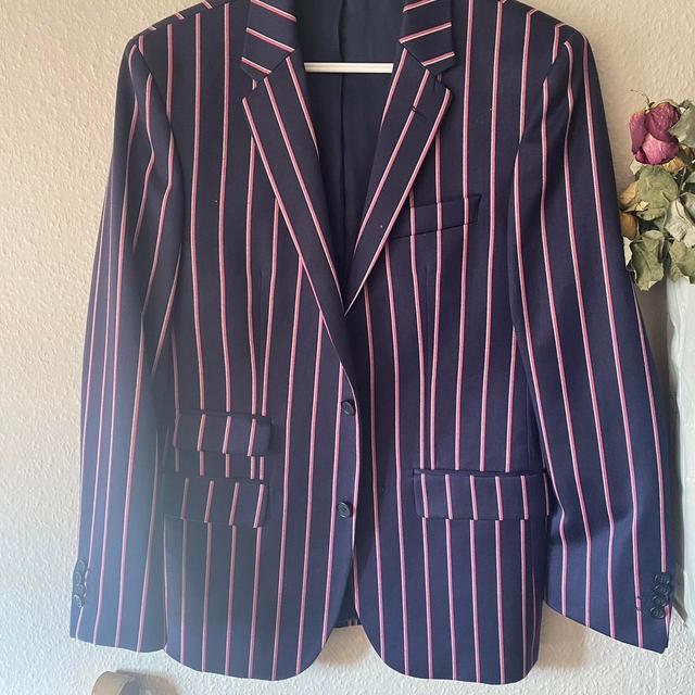 Men's Tailored jacket - Navy/Pink - M on Productcaster.