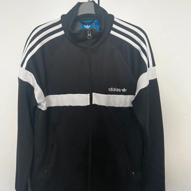 Adidas Originals Men's Jacket - Black/White - S on Productcaster.