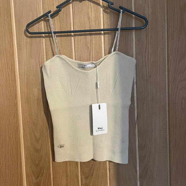 Women's Crop top - Tan - 6 on Productcaster.