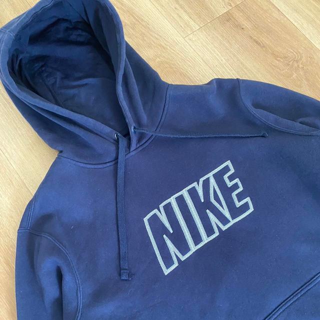 Nike Men's Hoodie - Blue - M on Productcaster.