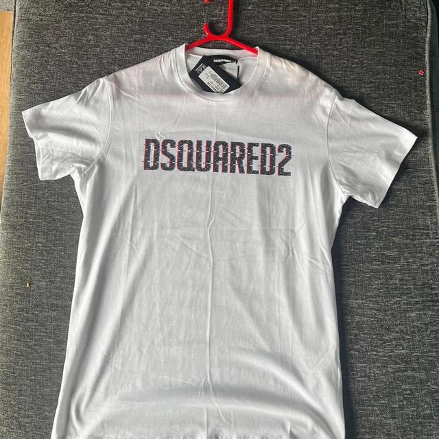 Dsquared2 Men's T-shirt - White - L on Productcaster.