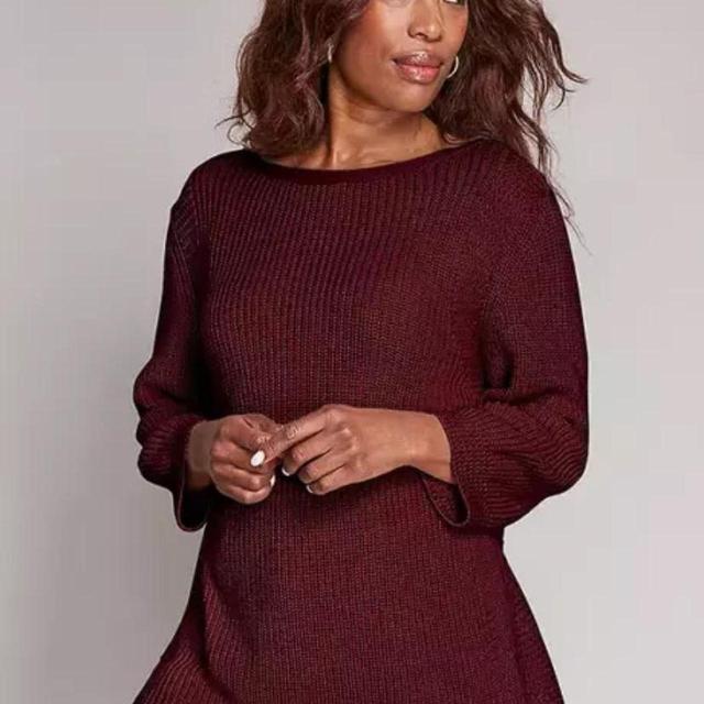 Women's Jumper - Burgundy - 12 on Productcaster.