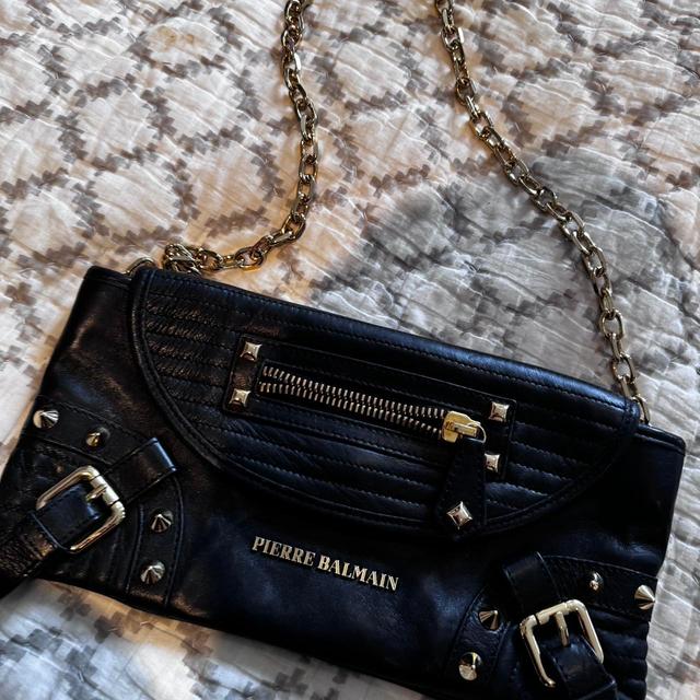 Balmain Women's Bag - Black/Gold on Productcaster.