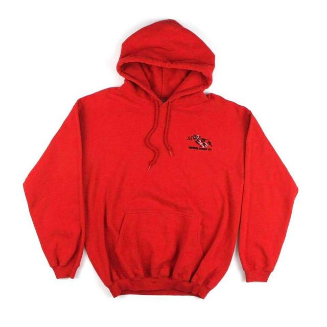 Gildan Men's Hoodie - Red - M on Productcaster.