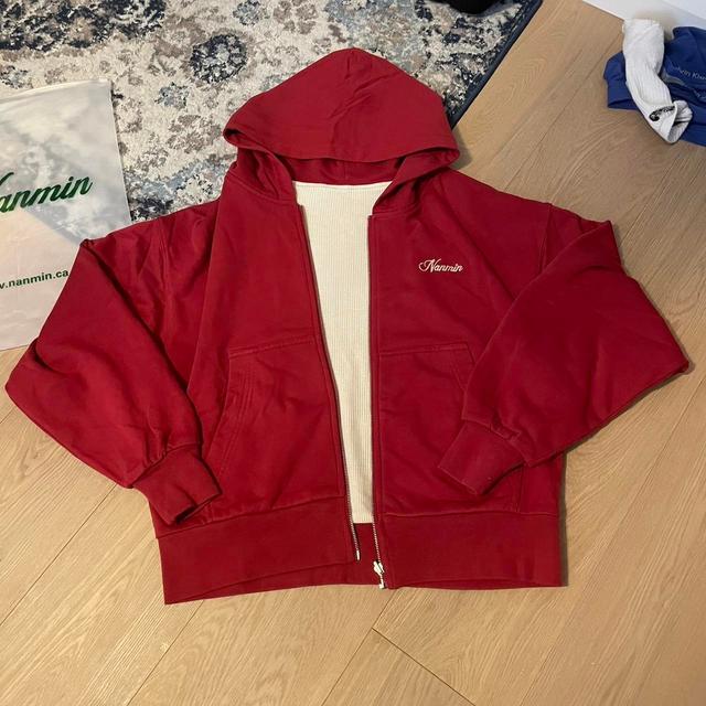 Men's Hoodie - Red - S on Productcaster.