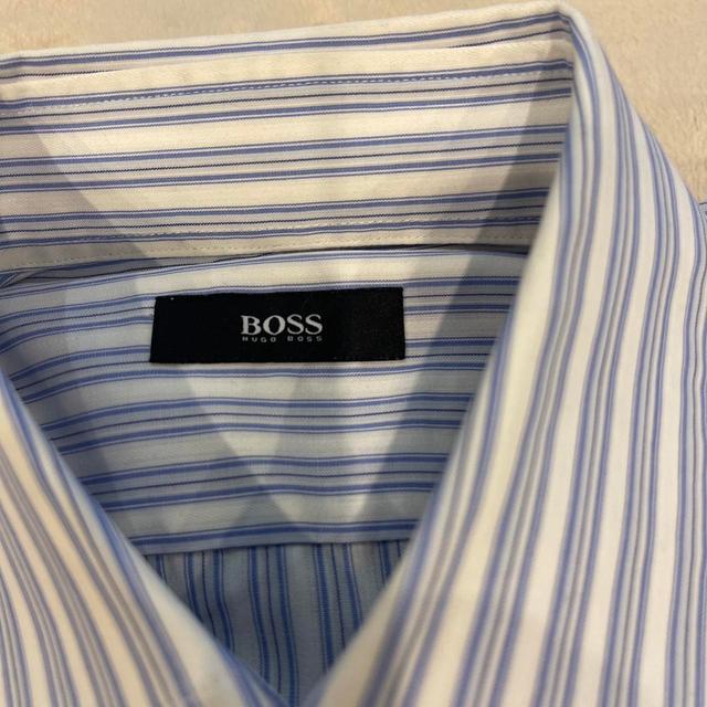 BOSS Men's Shirt - Blue - L on Productcaster.