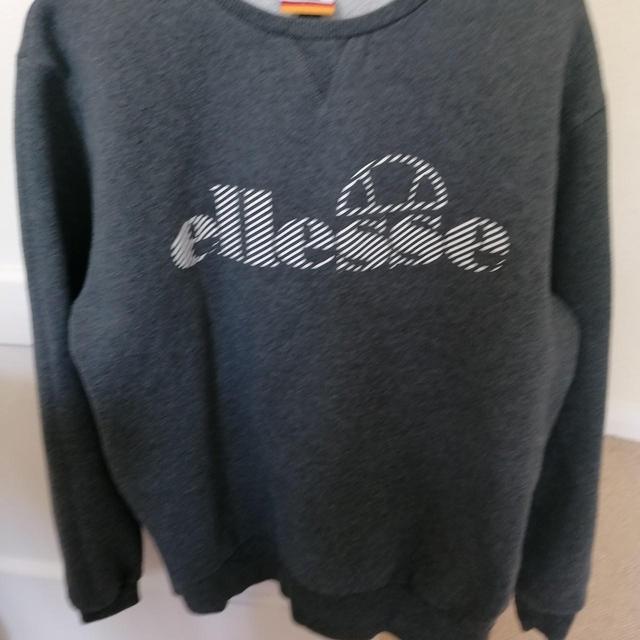 Ellesse Men's Sweatshirt - Grey - L on Productcaster.