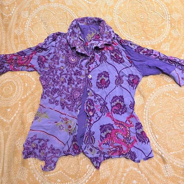 Women's Blouse - Purple - 10 on Productcaster.