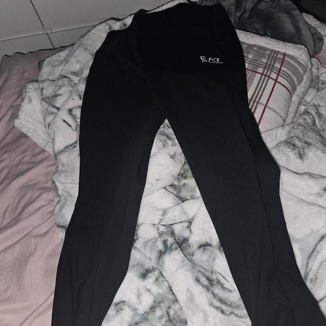 Emporio Armani Women's Leggings - Black/White - UK 10 on Productcaster.