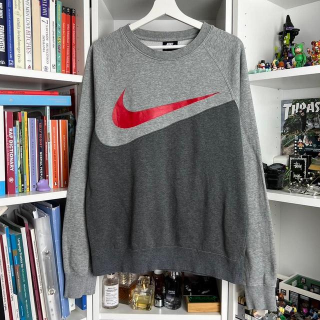 Nike Men's Sweatshirt - Grey - S on Productcaster.