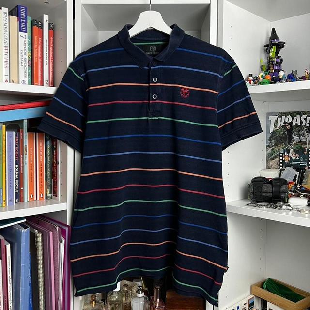 Carlo Colucci Men's Polo shirt - Black/Multi - XL on Productcaster.