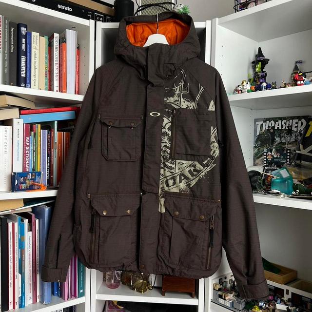 Oakley Men's Jacket - Brown - S on Productcaster.