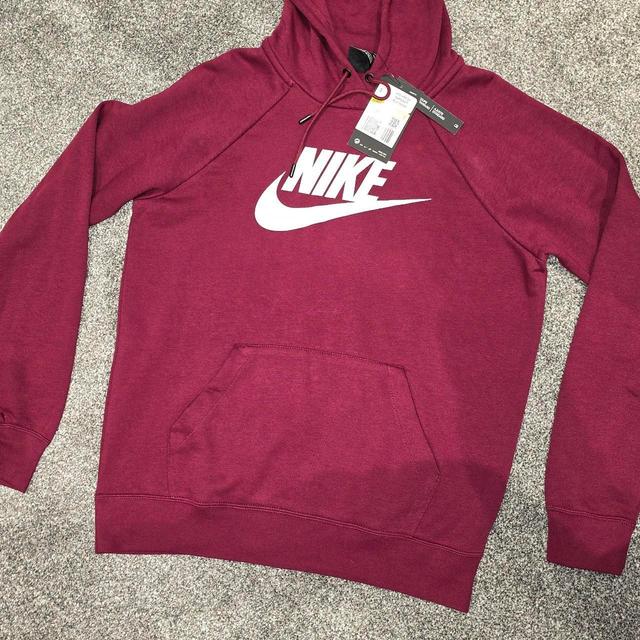 Nike Women's Hoodie - Burgundy - 8 on Productcaster.