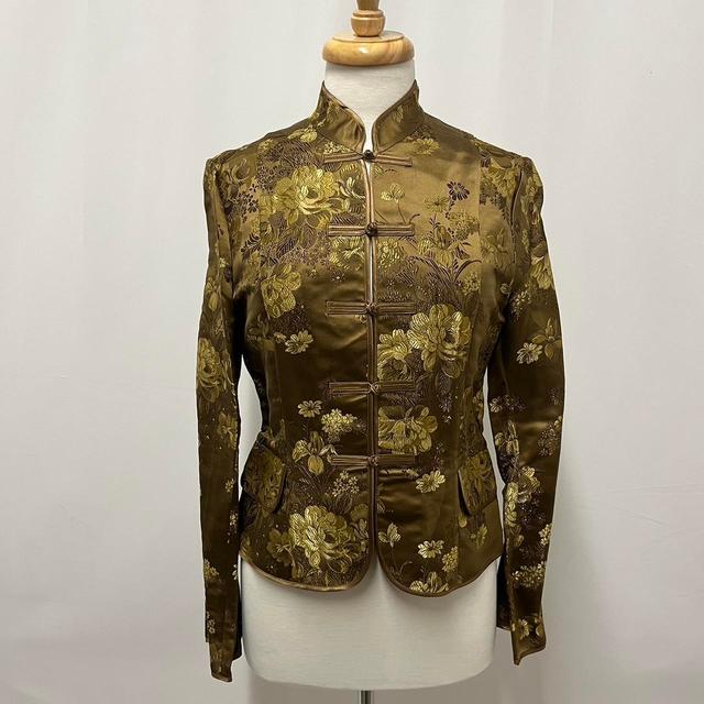 H&M Women's Jacket - Gold - UK 10 on Productcaster.