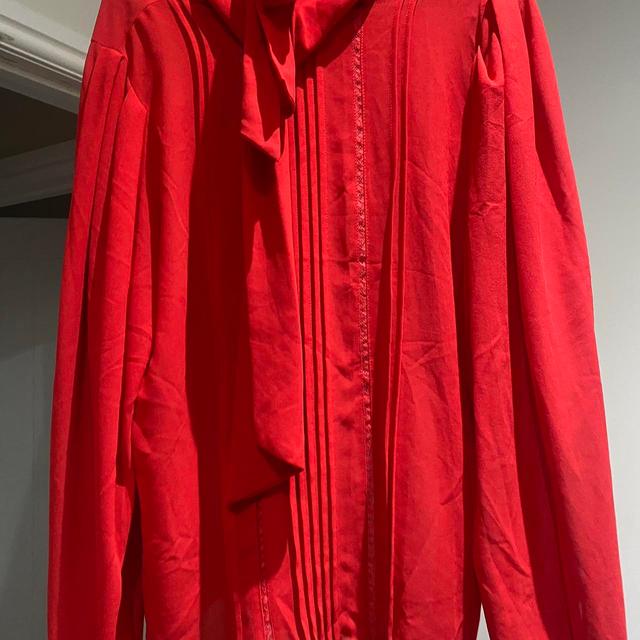 Zara Women's Blouse - Red - M on Productcaster.