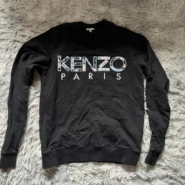 Kenzo Men's Jumper - Black/Blue - XS on Productcaster.