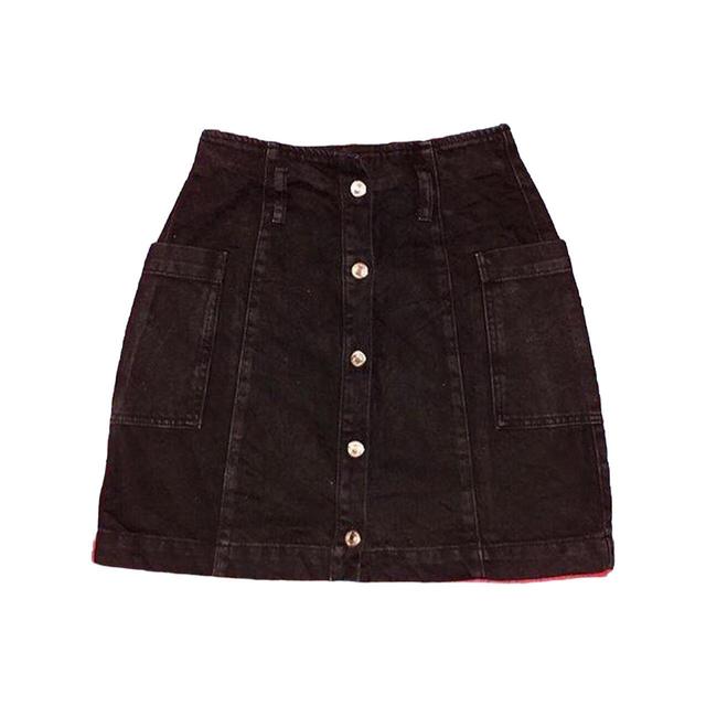 Topshop Women's Mini Skirt - Black - UK 6 on Productcaster.