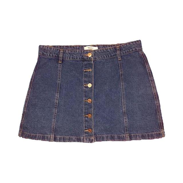 Forever 21 Women's Mini Skirt - Blue - UK 12 on Productcaster.